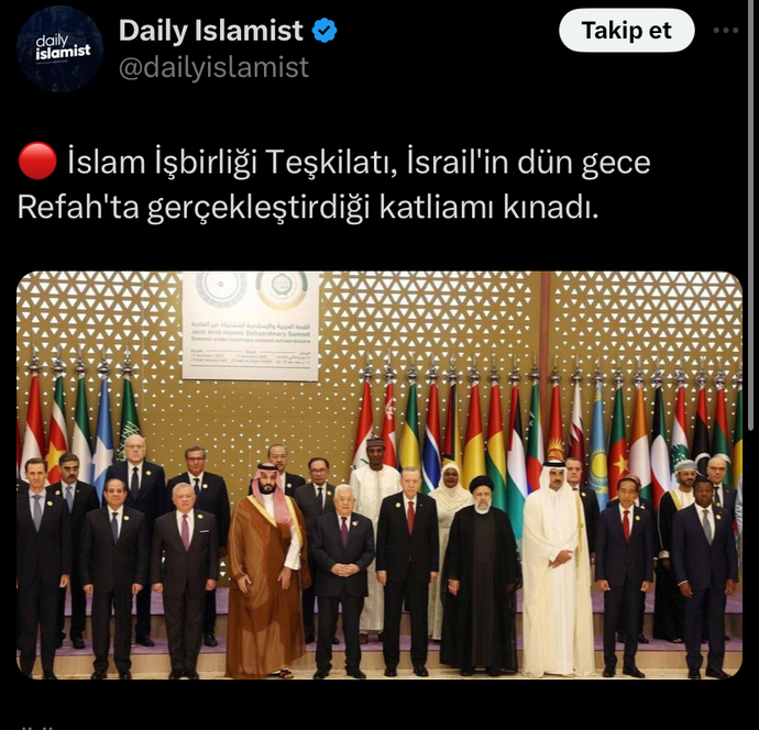 İslam ülkeleri neden kınamak dışında hiçbir şey yapmıyor?
