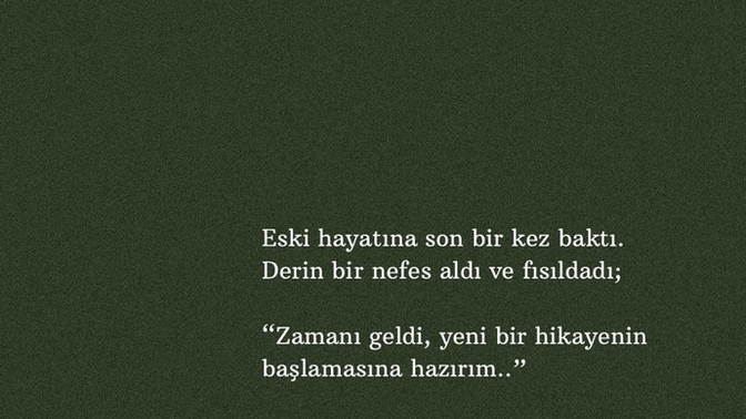 Yeni bir hikayeye hazır mısın?
