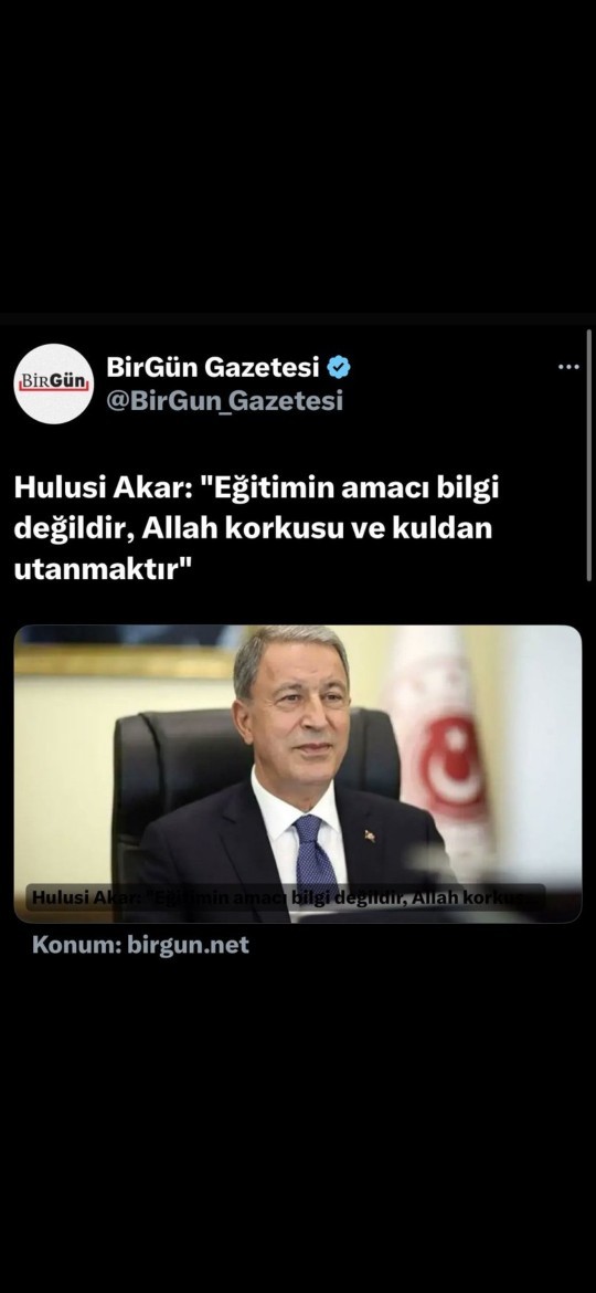 Hulusi Akarın bu konuda ki konuşması hakkinda ne düşünüyorsunuz?