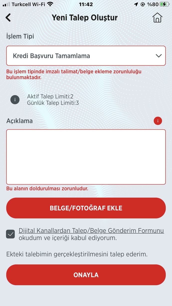 Ziraat kredi başvurusu?