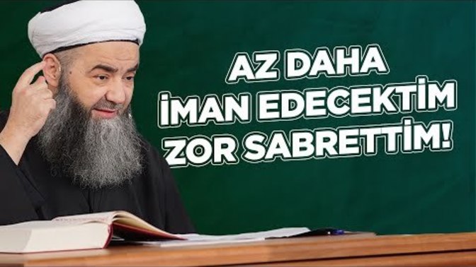 Kısa film izler gibi izleyin çok kısa. izleyin kısa. Az daha iman edecektim zor sabrettim!" Ahmet Hoca?