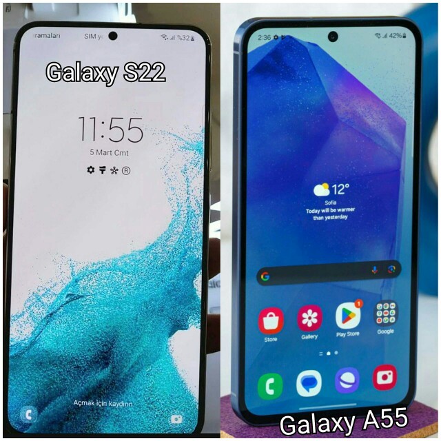 Galaxy S22 mi Galaxy A55 mi? Hangisini almak daha mantıklı doğru seçim olur?