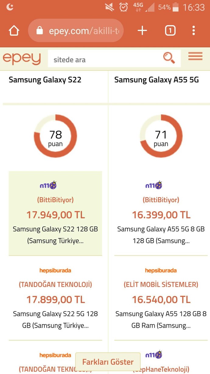 Galaxy S22 mi Galaxy A55 mi? Hangisini almak daha mantıklı doğru seçim olur?