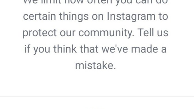 Try again later hatasi instagram?