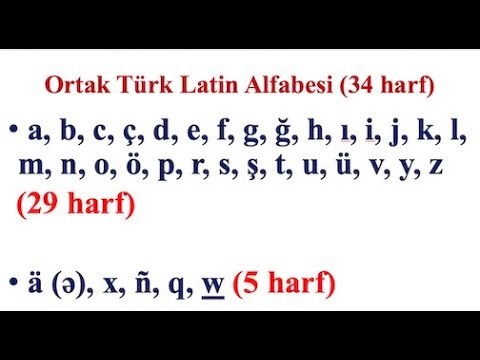 Türk devletleri ortak alfabe konusunda anlaşma sağladı! Ne düşünüyorsunuz?
