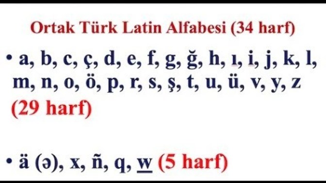 Türk devletleri ortak alfabe konusunda anlaşma sağladı! Ne düşünüyorsunuz?
