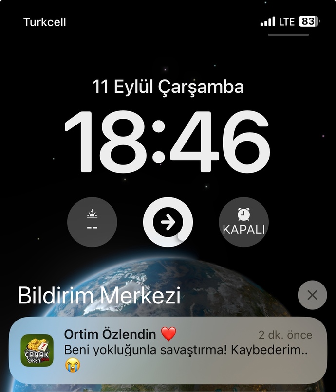 En son özledim mesajı ne zaman aldınız?