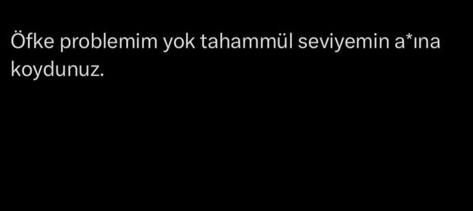 Öfke problemin var mı? Tahammül seviyen ne durumda?