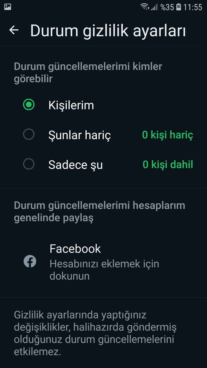 WhatsApp ta kişi nasil silinir?