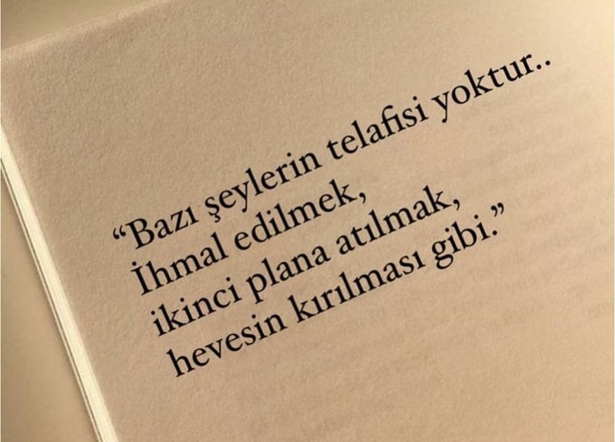 Senin için neyin telafisi yok?