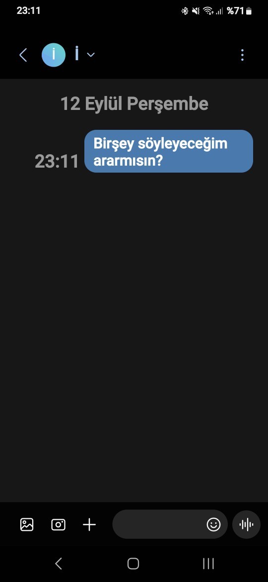 Normal de cevap yazardı neden yazmamıştır?