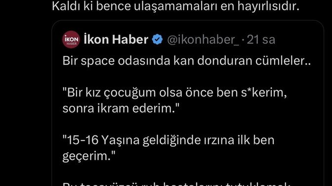 Twitter’da bu olayın iğrençliği hakkında ne düşünüyorsunuz, bunların bulunup idam edilmesi gerekmiyor mu?