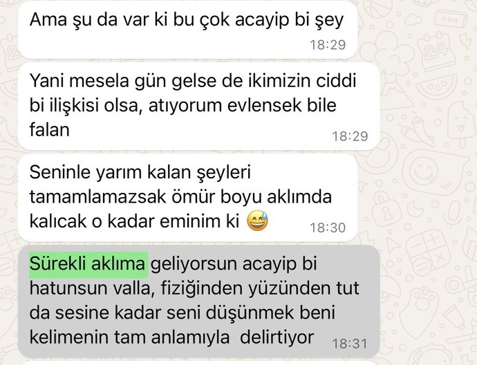 Bana bunları söyleyen adamın ilişkisi varmış. Sevgilisini seviyor olma ihtimali var mı?