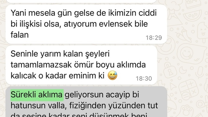 Bana bunları söyleyen adamın ilişkisi varmış. Sevgilisini seviyor olma ihtimali var mı?