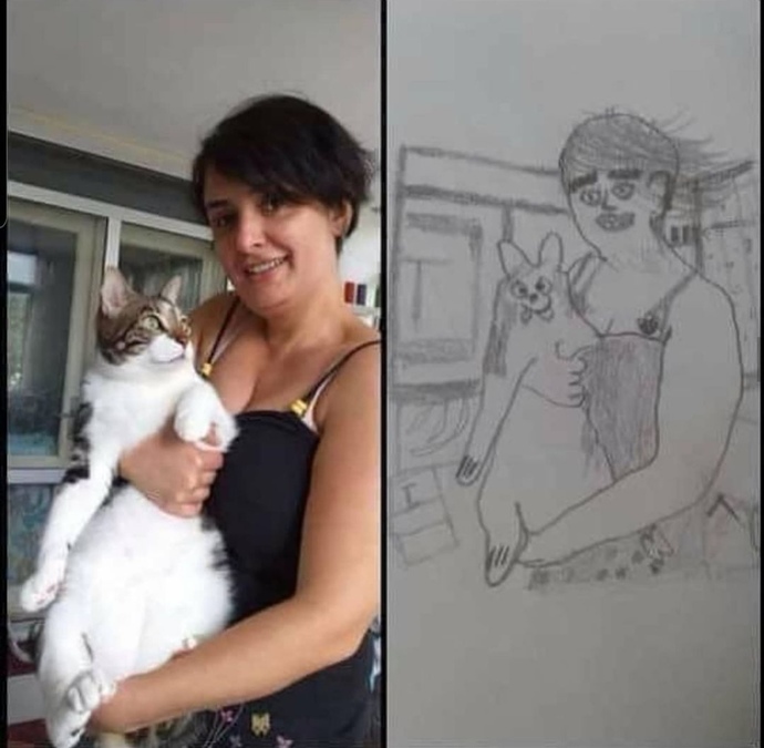 Bugün sizler için yeni bi çalışma yaptım 🤭 iki gündür çizmiyordum sanatımdan hiç bişi kaybetmemişim🤭nasıl olmuş 🤭🤭?