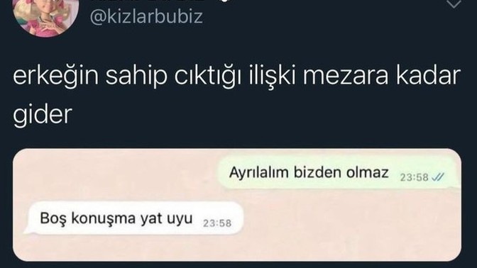 Erkeğin sahip çıktığı ilişki mezara kadar gider mi?