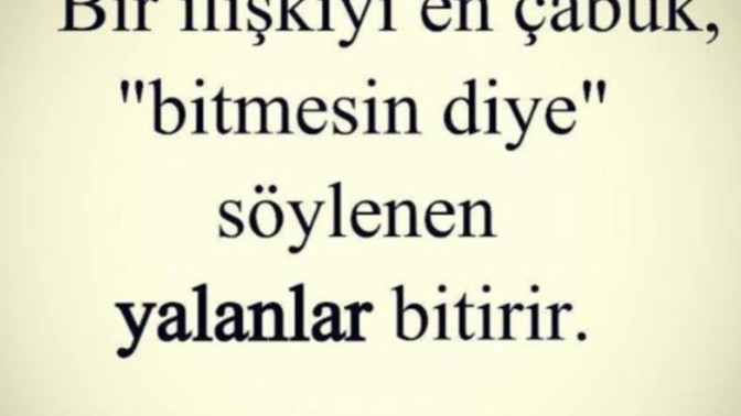 İlişkini kurtarmak için yalan söyler misin?