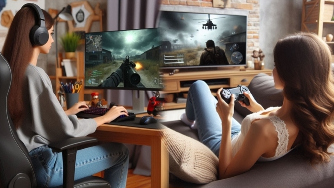Bilgisayarda oyun oynamak mı, PlayStation'da oyun oynamak mı; hangisini daha çok seviyorsunuz?