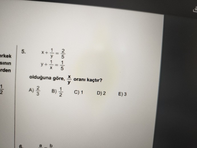 Oran orantı sorusunu yapar mısınız 2 sorum var?