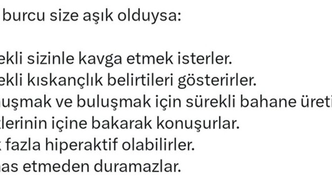 Aşık olduğunuz burç size nasıl davranır, neler yapar? Öğrenmek ister misiniz?