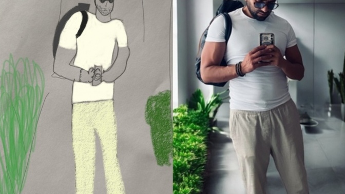 İnsanın el becerisi hiç mi değişmez hala dünkü gibi çiziyorum bir maşallah alırım🤭🤭 nasıl olmuş 🤭🤭🤭?