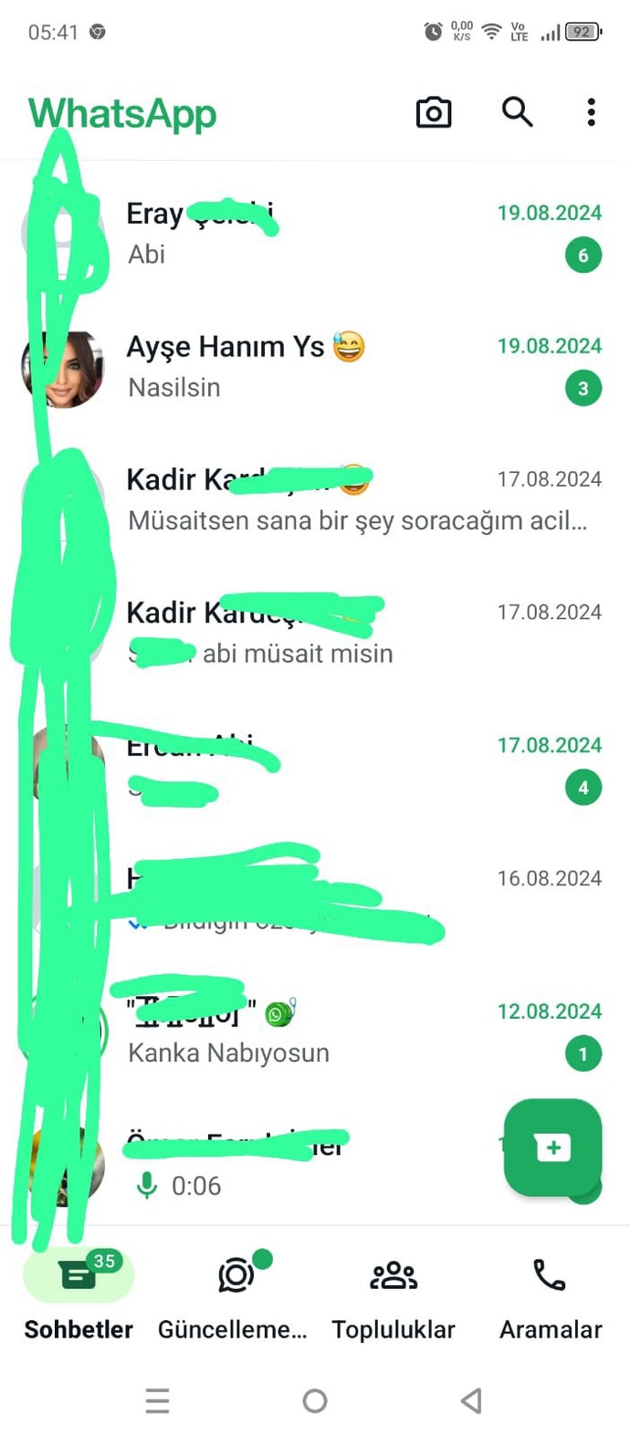 Sana böyle bir mesaj gelse nasıl cevap verir sin?