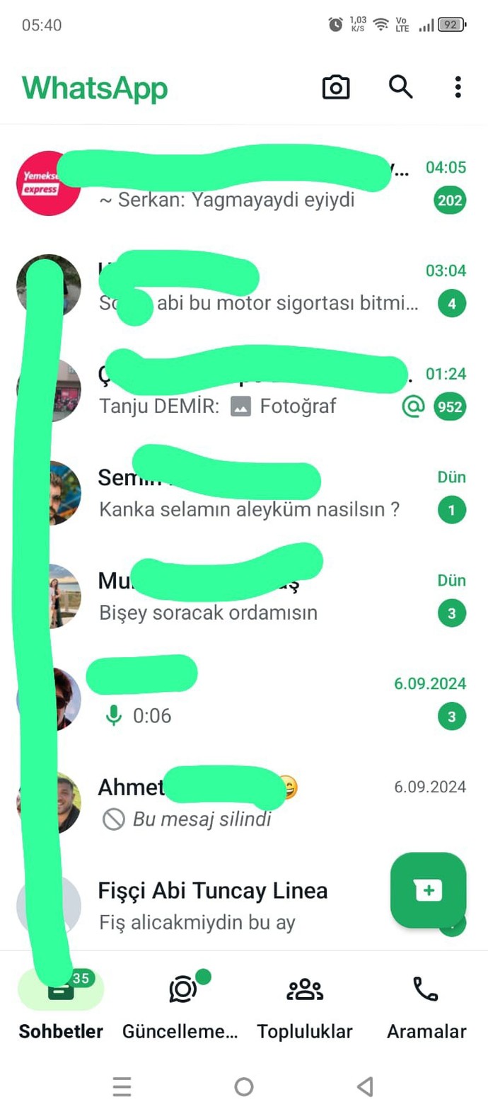 Sana böyle bir mesaj gelse nasıl cevap verir sin?