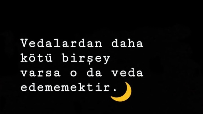 Benden ayrılacak olsan, bana ne söyleyerek ayrılırdın?