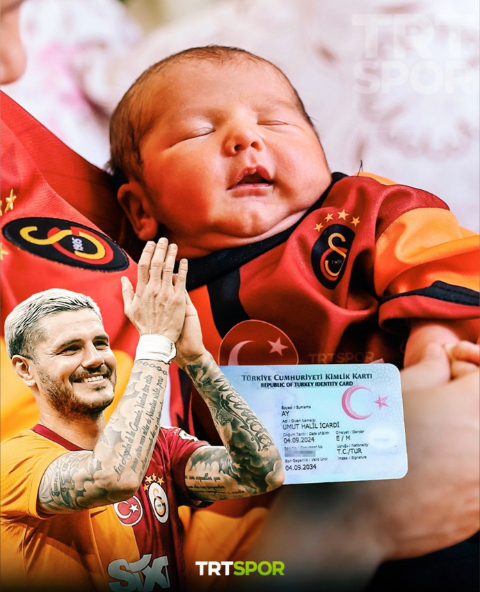 Bir aile çocuğunun ismini “Umut Halil İCARDİ” koydu. Siz çocuğunuza hayranı olduğunuz ünlünün adını verir miydiniz?
