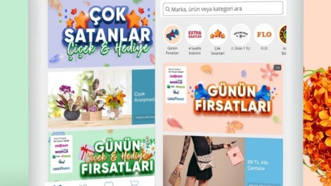 Hiç çiçek sepetinden alışveriş yaptınız mı?