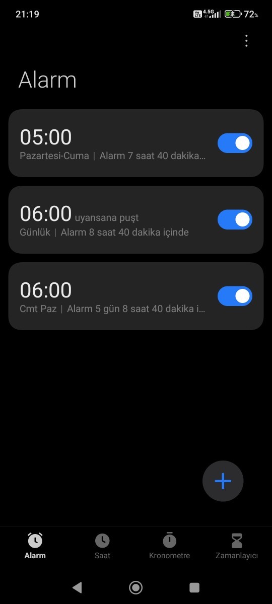 Alarmsız bir hayat çok güzel olmaz mıydı🥹?