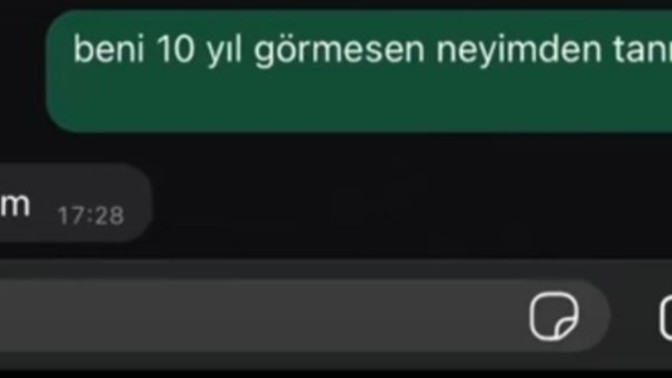 Seni 10 yıl boyunca görmeseler neyinden tanırlardı?