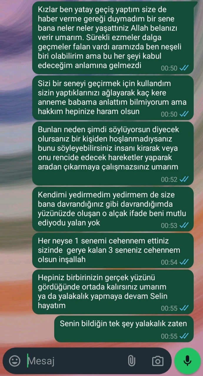Mecburen katlandiklarima hissettiklerimi söyledim hafif mi olmuş 😌?
