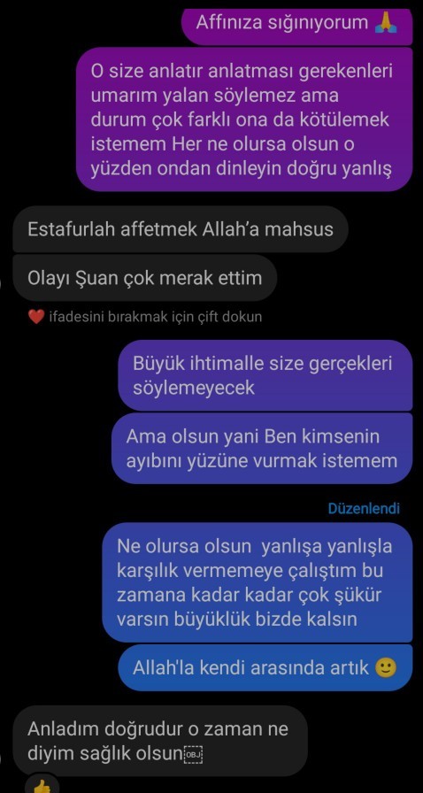 Arkadaşlar eski sevgilim arkadaşından bana yazdı wp üzerinden sonra yazan kişiye ulaştım bakar mısınız?