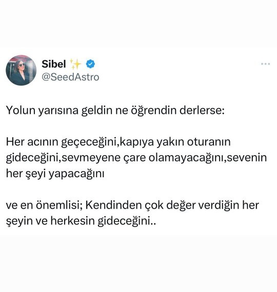 Peki siz hayattan ne öğrendiniz?