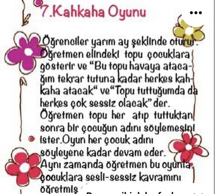 Sınıf öğretmenliği öğrenciyim Tanıştırma oyunu önerebilir misiniz?