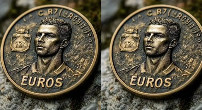Portekiz, Cristiano Ronaldoyu onurlandırmak için 7 Euro madeni para basacak. Hatıra basılan paraları saklar mısın?
