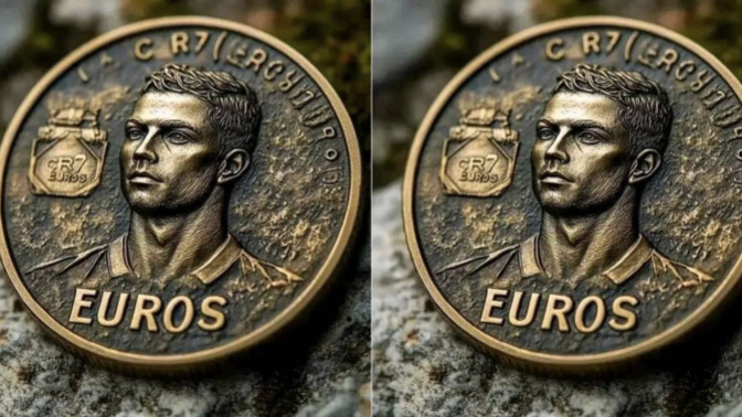 Portekiz, Cristiano Ronaldo'yu onurlandırmak için 7 Euro madeni para basacak. Hatıra basılan paraları saklar mısın?
