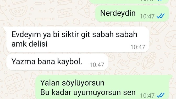 Ben mi abartiyorum o mu cok cabuk bunaliyor?