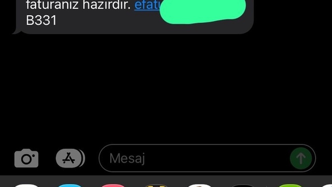 Böyle bir sms size geldi mi?
