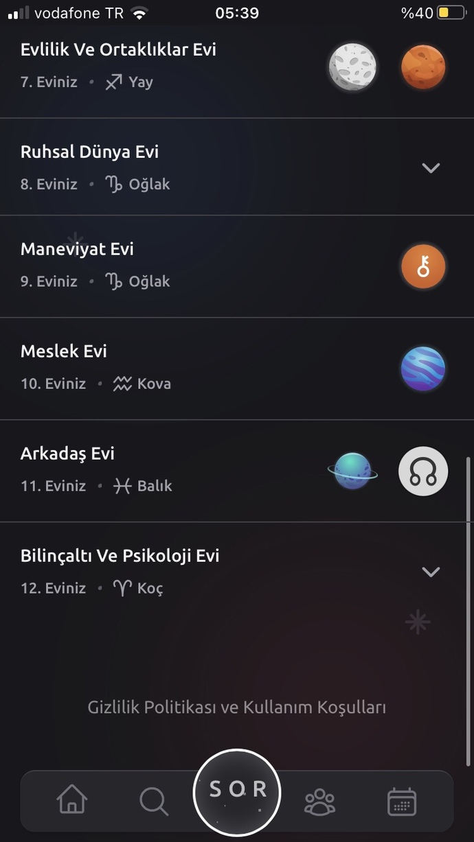 Haritamı yorumlar misiniz?