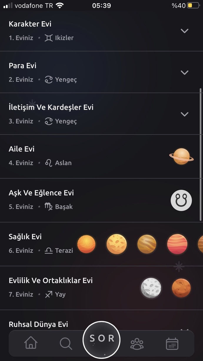 Haritamı yorumlar misiniz?