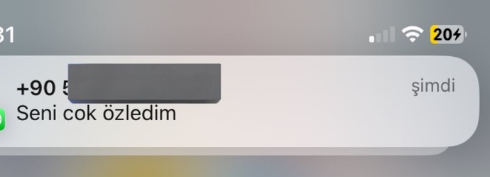 Bu mesajı göndermek istediğiniz ama gönderemediğiniz biri var mı?
