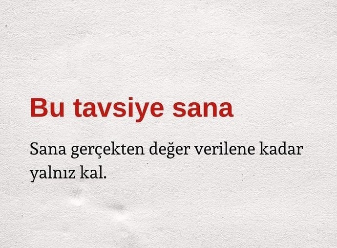 Sevdiklerinize tavsiyeler veriyormusunuz?