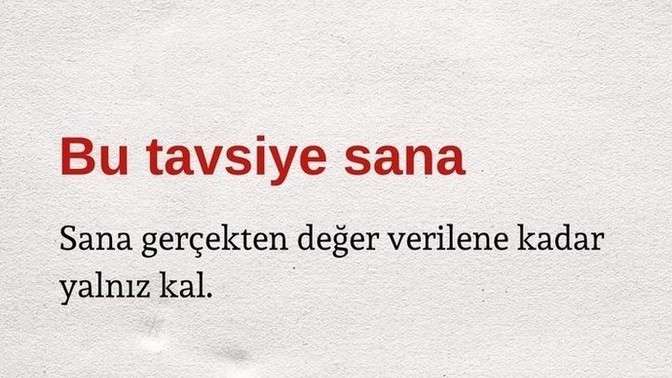 Sevdiklerinize tavsiyeler veriyormusunuz?