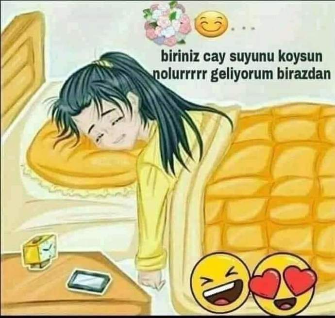 Sabah sabah bu şekil uyananlar?😅😅😅😅😅?