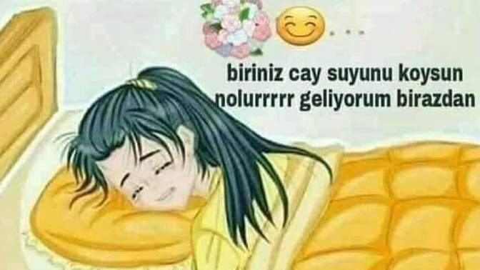 Sabah sabah bu şekil uyananlar?😅😅😅😅😅?