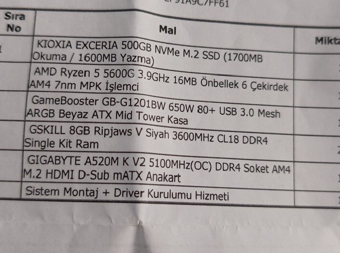 Ekran kartı ne önerirsiniz?