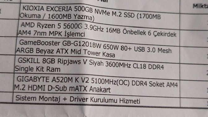 Ekran kartı ne önerirsiniz?