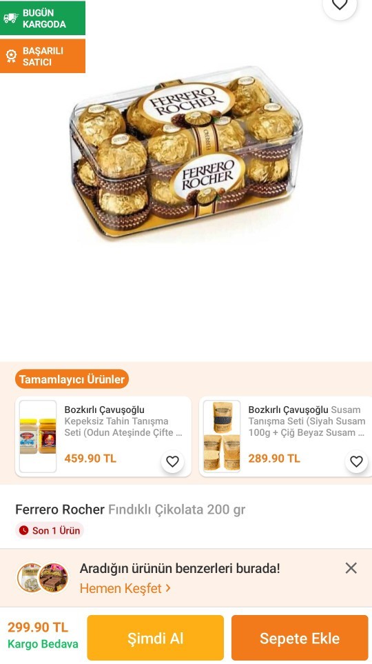 Şu an ihtiyacınızı karşılayacak ürünü isteseydiniz, hangi ürünü isterdiniz?